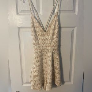 White lace romper